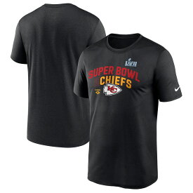 NFL チーフス Tシャツ Nike ナイキ メンズ ブラック (23 Men's Nike Super Bowl Bound Team Logo Lockup Short Sleeve)