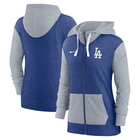 MLB ドジャース フルジップアップ パーカー Nike ナイキ レディース ロイヤル (Women's Nike Full Zip Hoodie)