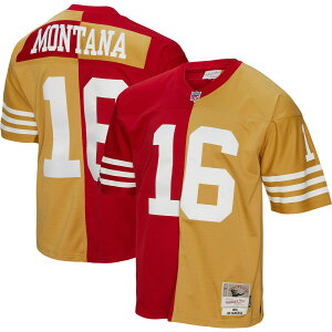 yObYzNFL 49ers W[E^i vJ jtH[ Mitchell & Ness/~b`FlX Y XJ[bg (Men's MNC Split Legacy Jersey)