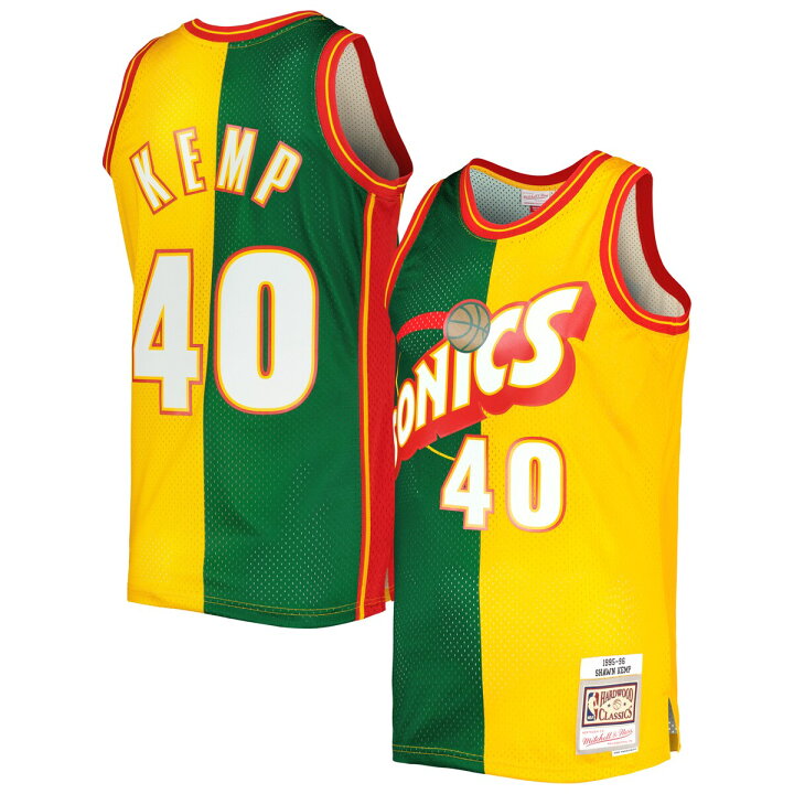 楽天市場】NBA スーパーソニックス ショーン・ケンプ ユニフォーム  