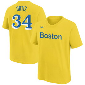 MLB レッドソックス デビッド・オルティス Tシャツ Nike ナイキ キッズ ゴールド (Youth Ortiz NN & Graphic Tees)