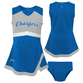 NFL チャージャーズ チアドレス Outerstuff（アウタースタッフ） トドラー パウダーブルー (23 Juvenile Cheer Captain Jumper Dress)