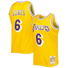 NBA レイカーズ エディ・ジョーンズ ユニフォーム Mitchell & Ness（ミッチェル＆ネス） メンズ ゴールド (MNC NBA HWC Mens Swingman Jersey)