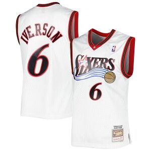 yObYzNBA 76ers AEACo[\ jtH[ Mitchell & Ness/~b`FlX Y zCg (MNC Mens Swingman Jersey)