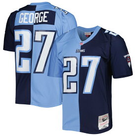 NFL タイタンズ エディ・ジョージ レガシー ユニフォーム （レプリカ） Mitchell & Ness（ミッチェル＆ネス） メンズ ネイビー (Men's MNC Split Legacy Jersey)