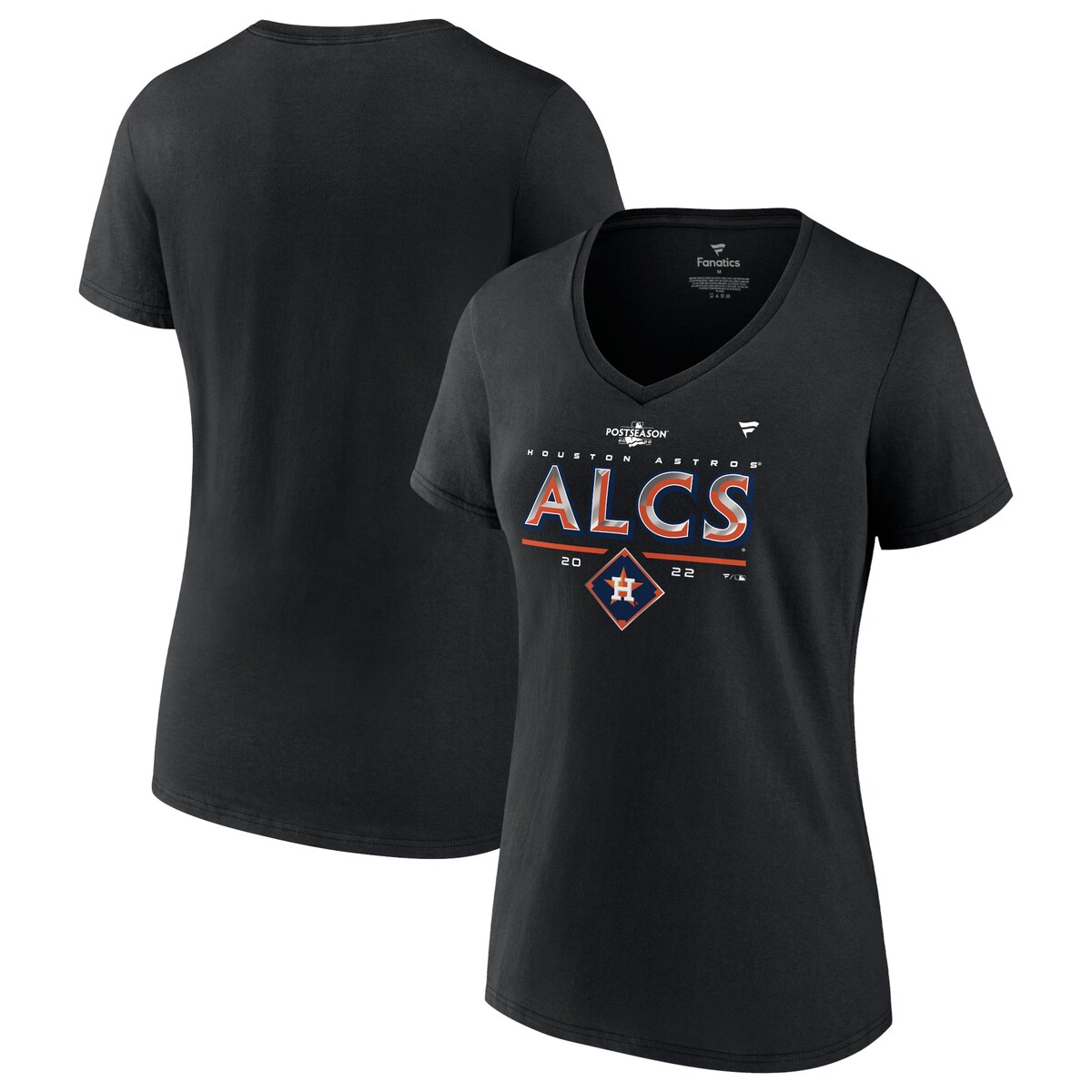 MLB アストロズ Tシャツ Fanatics（ファナティクス） レディース ブラック (Women´s Plus 22 DSP LR SS Tee)