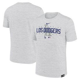 MLB ドジャース Tシャツ Nike ナイキ メンズ グレイ (Men's NIKE City Connect Dri-Fit Velocity Practice Short Slee)