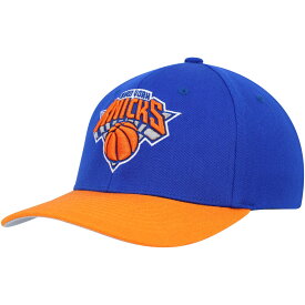 NBA ニックス アジャスタブルキャップ Mitchell & Ness（ミッチェル＆ネス） メンズ ブルー (NBA MNC Current MVP Team 2Tone 2.0 Stretch Snapback)