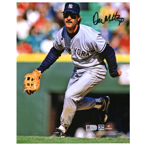 【MLB公式ホログラム付】MLB ヤンキース ドン・マッティングリー 直筆サイン フォト Fanatics Authentic/ファナティクスオーセンティック (Aut 8x10 4272021)