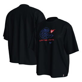 NATIONAL TEAM アメリカ代表 Tシャツ Nike ナイキ レディース ブラック (NIK F23 Women's Spring Tee)