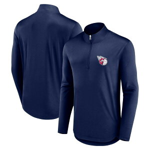 �y�����O�b�Y�zMLB �C���f�B�A���X �g���[�i�[ Fanatics/�t�@�i�e�B�N�X �����Y �l�C�r�[ (MEN'S FANATICS BRANDED LC PRIMARY QUARTERBACK LONG SLEEVE MO)