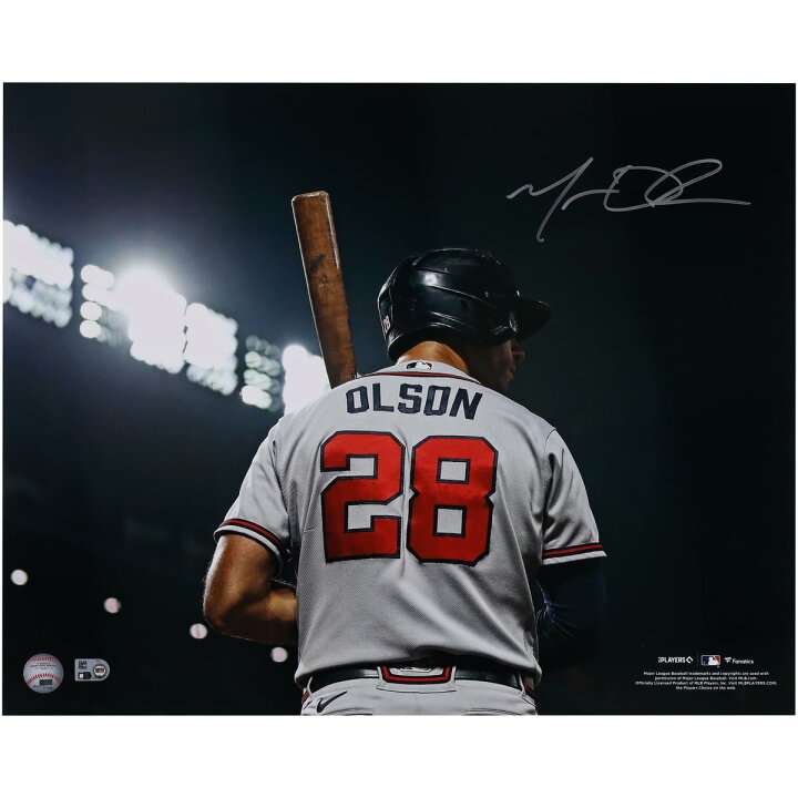 楽天市場】MLB ブレーブス マット・オルソン 直筆サイン フォト 