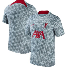 プレミアリーグ リバプール プレマッチトップ Nike ナイキ メンズ グレイ (NIK S23 Men's Pre-Match Top)