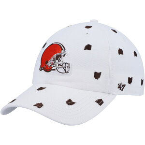 �y�����O�b�Y�zNFL �u���E���Y �A�W���X�^�u���L���b�v '47 ���f�B�[�X �z���C�g (NFL Womens Confetti Clean Up)