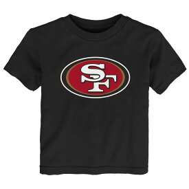 NFL 49ers Tシャツ ロゴ入り Outerstuff（アウタースタッフ） トドラー ブラック (23 Toddler Primary Logo SST)