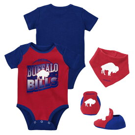 NFL ビルズ キッズウェアセット Mitchell & Ness（ミッチェル＆ネス） ベビー レッド (23 Newborn Throwback Big Score Creeper Bib and Bootie Set)