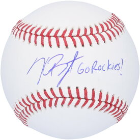 MLB ロッキーズ クリス・ブライアント 直筆サイン ボール Fanatics（ファナティクス） (AUT BASEBALL 5112022 -1)