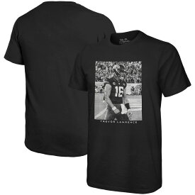NFL ジャガーズ トレバー・ローレンス Tシャツ Majestic（マジェスティック） メンズ ブラック (Men's Player Image Oversized SST)