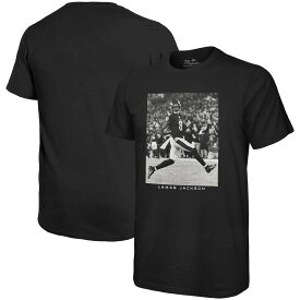 NFL レイブンズ ラマー・ジャクソン Tシャツ Majestic（マジェスティック） メンズ ブラック (Men's Player Image Oversized SST)