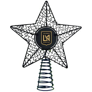 �y�����O�b�Y�zMLS LAFC �N���X�}�X�c���[�I�[�i�����g The Memory Company (CLL HOL22 Metal Star Tree Topper)