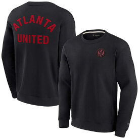 MLS アトランタ・ユナイテッドFC トレーナー Fanatics（ファナティクス） ブラック (Unisex Fanatics Signature Elements Super Soft Fleece Pullover Crew Sweatshirt)