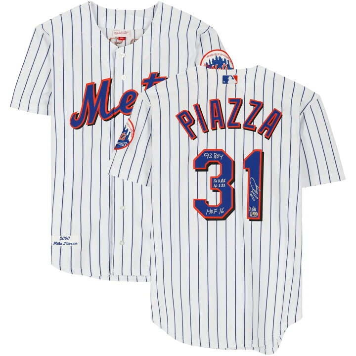 楽天市場】MLB メッツ マイク・ピアッツァ 直筆サイン ユニフォーム 