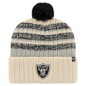 �y�����O�b�Y�zNFL ���C�_�[�X �j�b�g�X '47/�t�H�[�e�B�[�Z�u�� �����Y �N���[�� (NFL Tavern Cuffed Pom Knit)