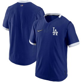 MLB ドジャース プルオーバー Nike ナイキ メンズ ロイヤル (Men's Nike 2020 Authentic Baseball Hot Jacket)