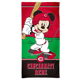 【公式グッズ】MLB レッズ バスタオル ウィンクラフト (30x60 Spectra Beach Towel-Disney)