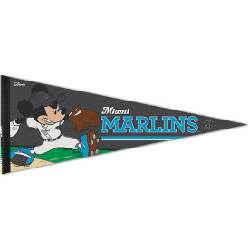 【公式グッズ】MLB マーリンズ ペナント ウィンクラフト (12x30 Premium Pennant - Disney NEW)