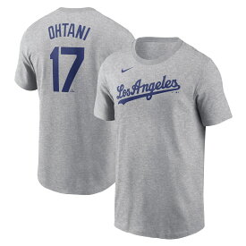 MLB ドジャース 大谷 翔平 Tシャツ Nike ナイキ メンズ グレイ (2024 Mens Nike Fuse N&N - Ohtani)