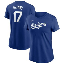 MLB ドジャース 大谷 翔平 Tシャツ Nike ナイキ レディース ロイヤル (2024 Womens Nike Fuse N&N - Ohtani)