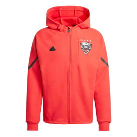 MLS D.C.ユナイテッド モルガン ジャケット Adidas（アディダス） メンズ レッド (ADI 2024 Men's Player Anthem & Travel Jacket)