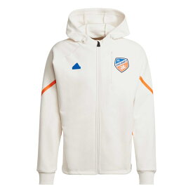 MLS FCシンシナティ ユエール ジャケット Adidas（アディダス） メンズ ホワイト (ADI 2024 Men's Player Anthem & Travel Jacket)