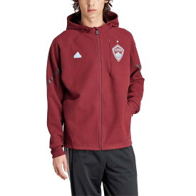 MLS コロラド・ラピッズ シュヴィデルスキ ジャケット Adidas（アディダス） メンズ バーガンディ (ADI 2024 Men's Player Anthem & Travel Jacket)