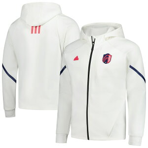 �y�����O�b�Y�zMLS �Z���g���C�X�E�V�e�BSC �W���P�b�g Adidas/�A�f�B�_�X �����Y �z���C�g (ADI 2024 Men's Player Anthem & Travel Jacket)