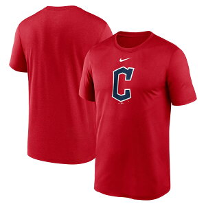 �y�����O�b�Y�zMLB �C���f�B�A���X T�V���c Nike/�i�C�L �����Y ���b�h (Fuse Mesh Large Logo Legend Tee SP24)
