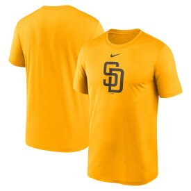 MLB パドレス Tシャツ Nike ナイキ メンズ イエロー (Fuse Mesh Large Logo Legend Tee SP24)