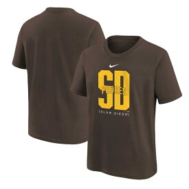 MLB パドレス Tシャツ Nike ナイキ キッズ ブラウン (YTH TEAM SCORE BOARD TEE SS)