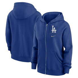 MLB ドジャース フルジップアップ パーカー Nike ナイキ レディース ロイヤル (Women's Nike Legacy Icon Full Zip Hood)