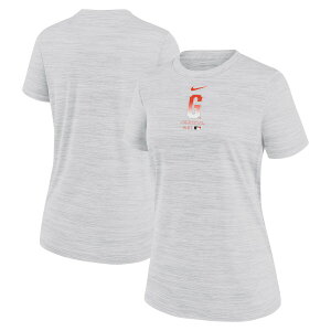 �y�����O�b�Y�zMLB �W���C�A���c T�V���c Nike/�i�C�L ���f�B�[�X �z���C�g (Women's Nike City Connect Practice Velocity Tee)