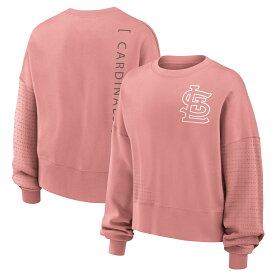 MLB カージナルス トレーナー Nike ナイキ レディース ピンク (Women's Nike Statement Crewneck Fleece)