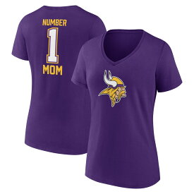 NFL バイキングス Tシャツ Fanatics（ファナティクス） レディース パープル (24 Women's Mother's Day Short Sleeve Tee)