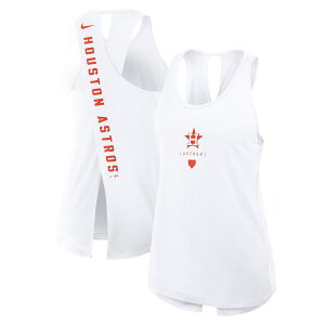 �y�����O�b�Y�zMLB �A�X�g���Y �^���N�g�b�v Nike/�i�C�L ���f�B�[�X �z���C�g (Women's Nike Team Crossed Back Tank)