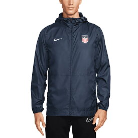 NATIONAL TEAM アメリカ代表 ジャケット Nike ナイキ メンズ ネイビー (NIK SU24 Men's Academy Pro Hooded Rain Jacket)