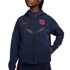 NATIONAL TEAM アメリカ代表 ジャケット Nike ナイキ レディース ネイビー (NIK SU24 Women's NSW Tech Fleece FZ Hood)