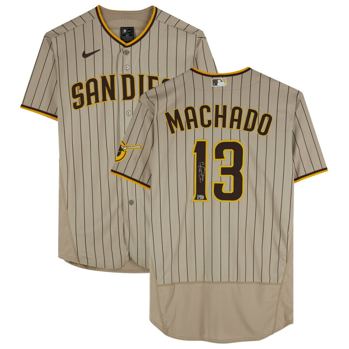 楽天市場】MLB パドレス マニー・マチャド 直筆サイン ユニフォーム 