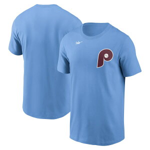�y�����O�b�Y�zMLB �t�B���[�Y T�V���c Nike/�i�C�L �����Y ���C�g�u���[ (Men's Nike Cooperstown Wordmark Cotton SST)
