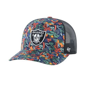 NFL レイダース アジャスタブルキャップ '47 キッズ ネイビー (NFL Youth Jungle Gym Trucker)