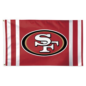 【公式グッズ】NFL 49ers フラッグ ウィンクラフト (WCR+ 1 Sided Deluxe 3x5 Flag)